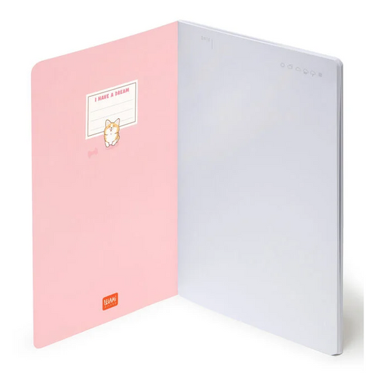 Caderno Legami A5 Liso - Corgi