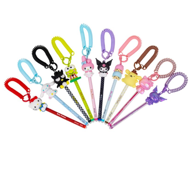 Expositor 10 canetas apagaveis Blind box - Hello Kitty & Friends