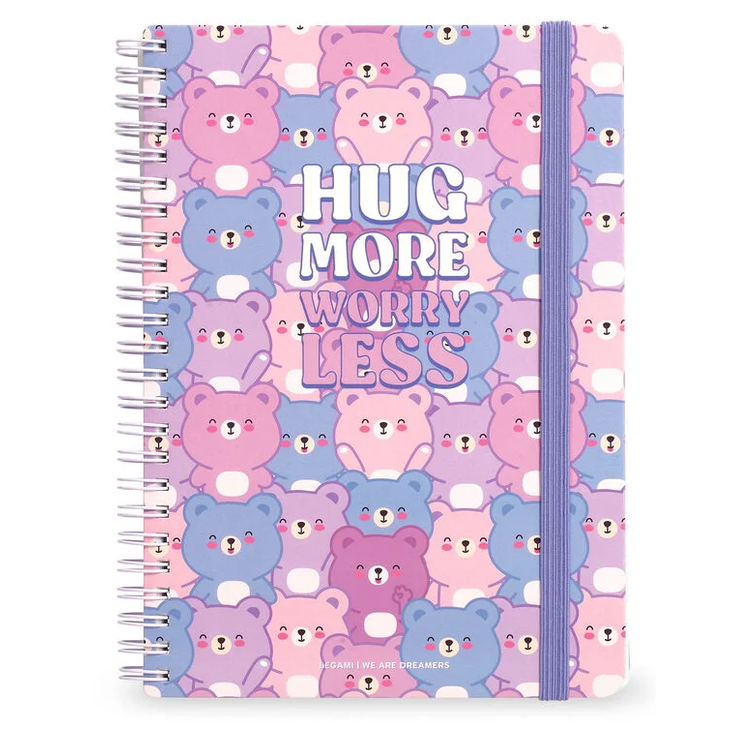 Caderno A4 Legami Espiral Maxi - Teddy Bear