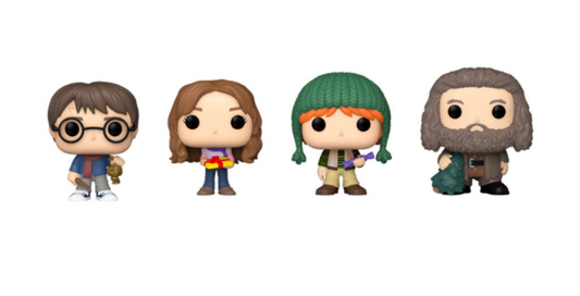 Arvore de Natal com 4 figuras Pocket Pop Harry Potter