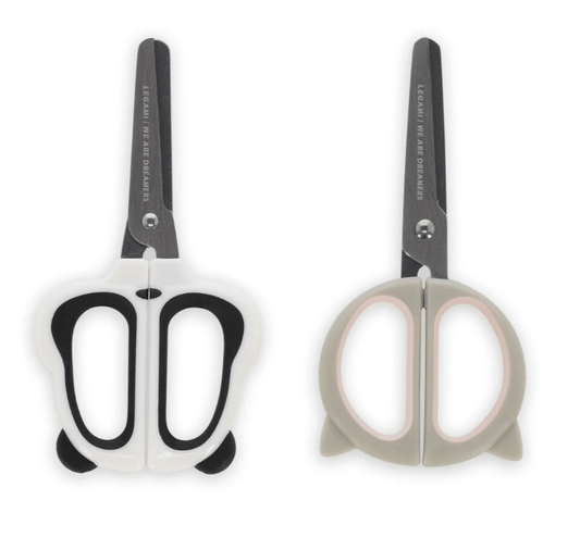 Tesoura Panda com Pontas Arredondadas para Criança - Pantastic - Legami