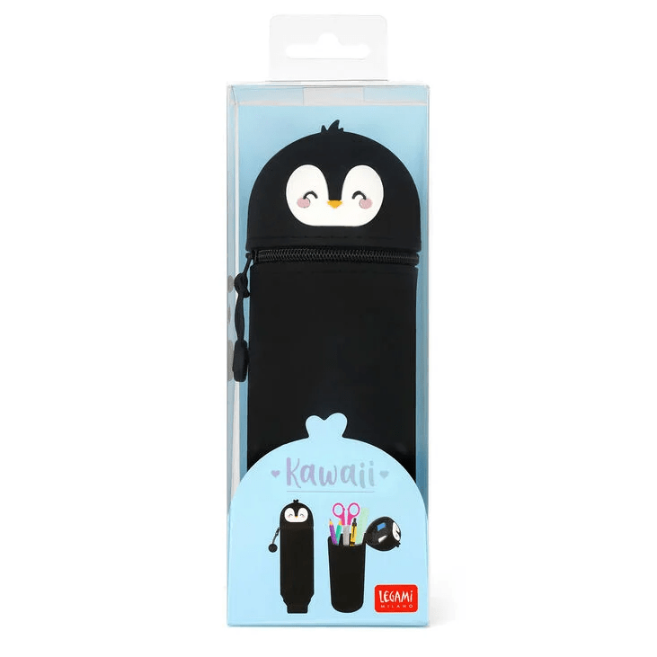 Estojo Legami Kawaii Pinguim silicone