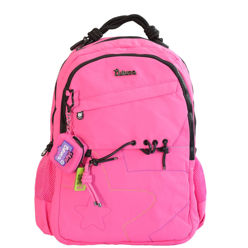 Conjunto Luluca Rosa 2026 - Mochila+Lancheira+ Estojo