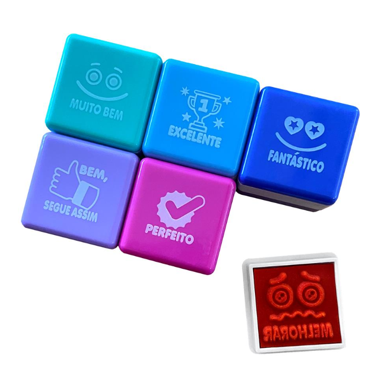 Carimbos Motivacionais para Professores - Português Pack de 6