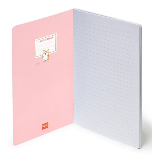 Caderno legami A5 Pautado - Corgi