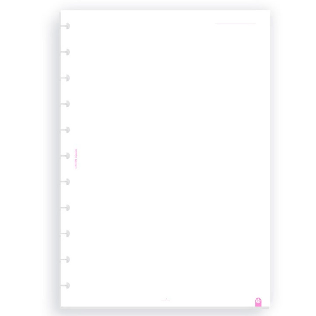 Recarga A4 P/Caderno Ingeniox Liso 50fl