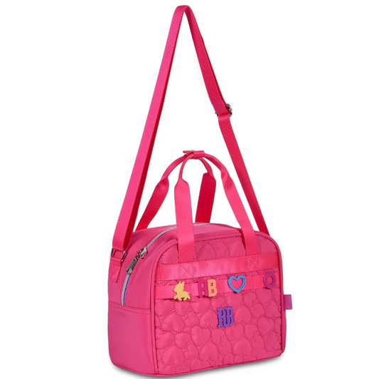 Lancheira Térmica Rebecca Bonbon Soft Texturizado com Matelassê Rosa