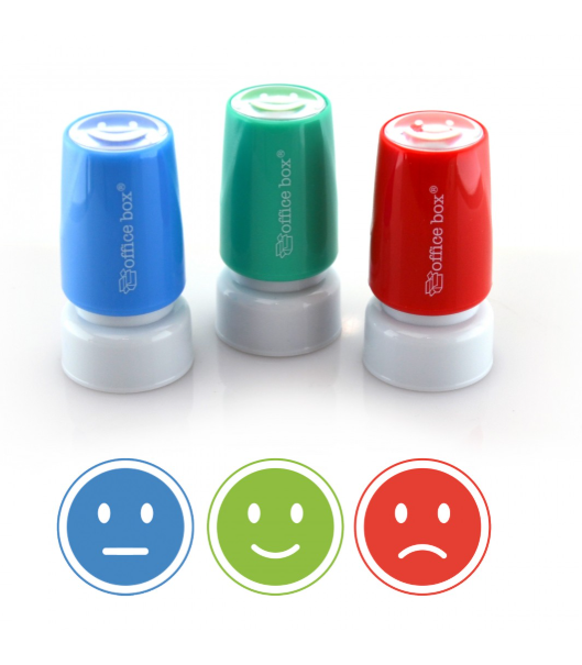 Carimbos Motivacionais para Professores 'Emoções' - Pack de 3