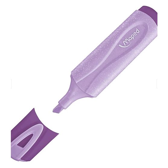 Sublinhador Maped Pastel Glitter - Roxo
