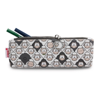 Estojo c/ figuras de ovelhas, 20X6,5cm - Wooly Gang 2 NICI