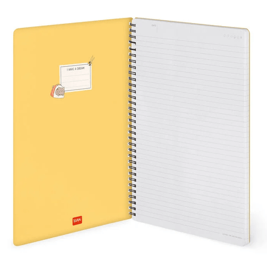 Caderno A4 Legami Espiral Maxi - Sushi Cat