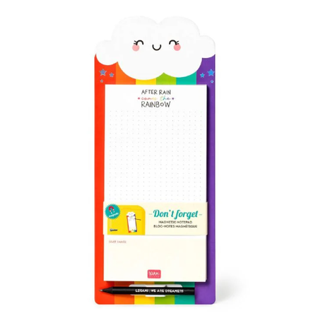 Bloco de notas magnético Arco-Íris Legami