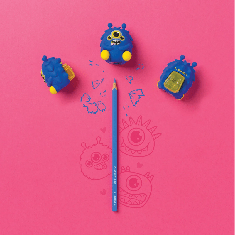 Afia com depósito e com luz Monstro Legami