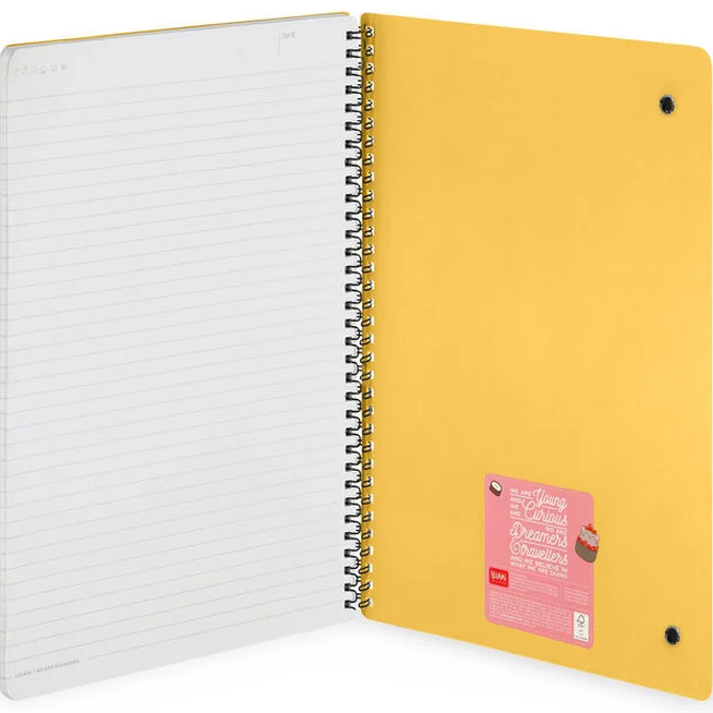 Caderno A4 Legami Espiral Maxi - Sushi Cat