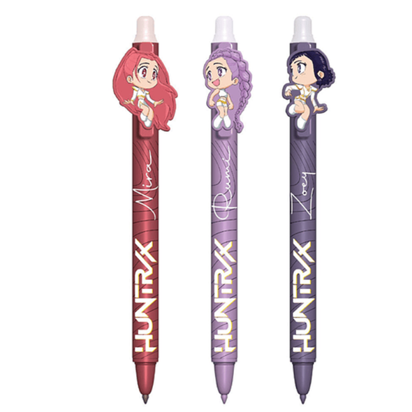 Conjunto 3 Canetas apagáveis K-pop