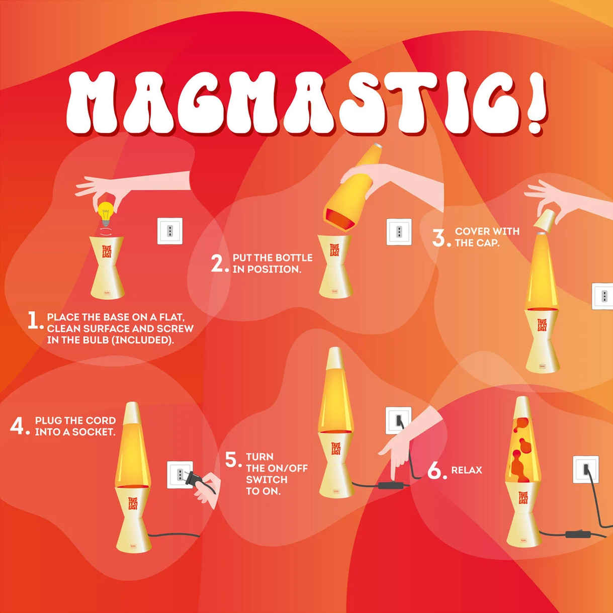Candeeiro Lava Legami