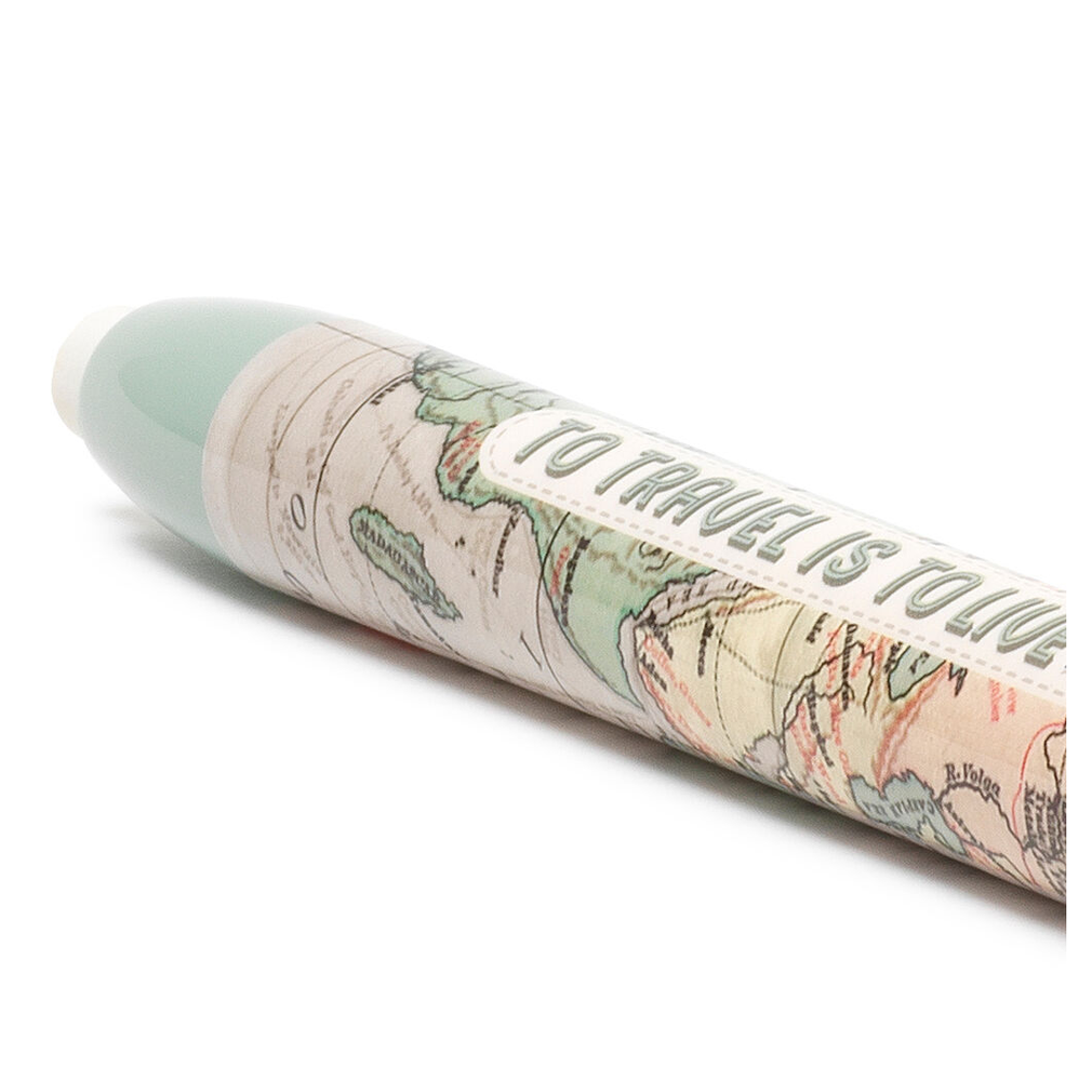 Borracha em formato caneta com cheiro a mirtilo - Papelaria Encantada