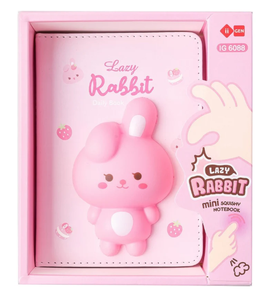 Caderno Gift A6 Squishy Lazy Rabbit