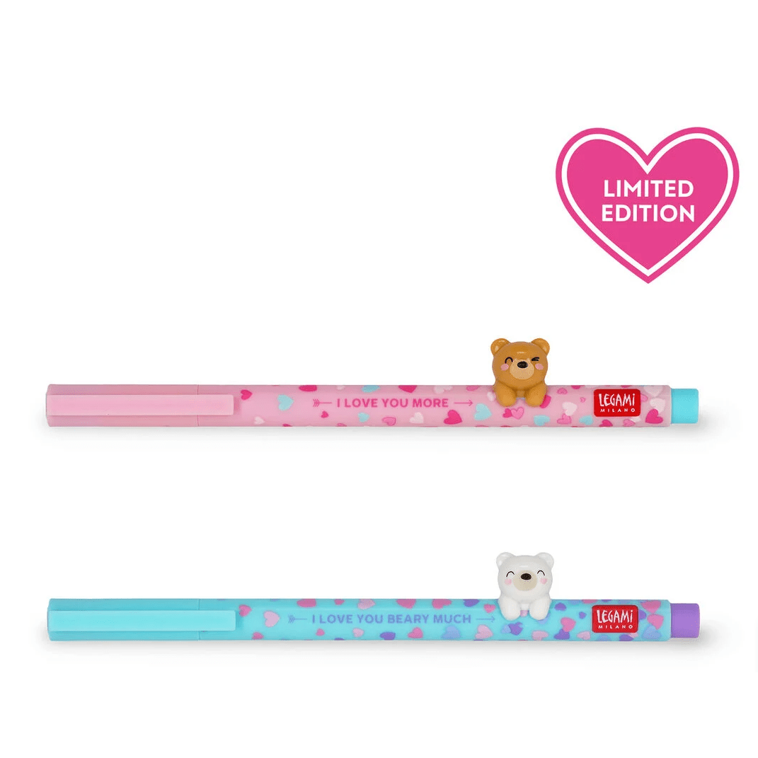 Canetas lovely friends Beary in love Legami