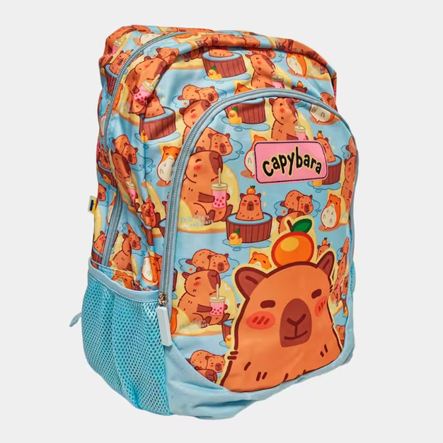 Conjunto Capivara - Mochila+Lancheira+Estojo
