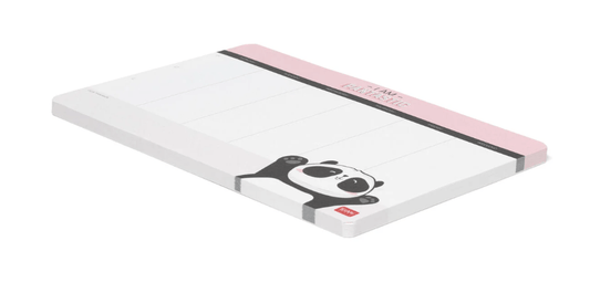 Tapete de rato em papel Panda e cubo de notas - Smart Notes - Legami