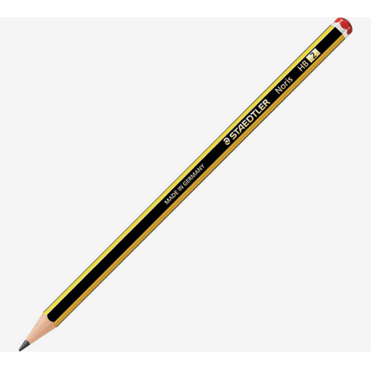 Lápis grafite staedtler noris hb2 Caixa de 12 unidades - Papelaria Encantada
