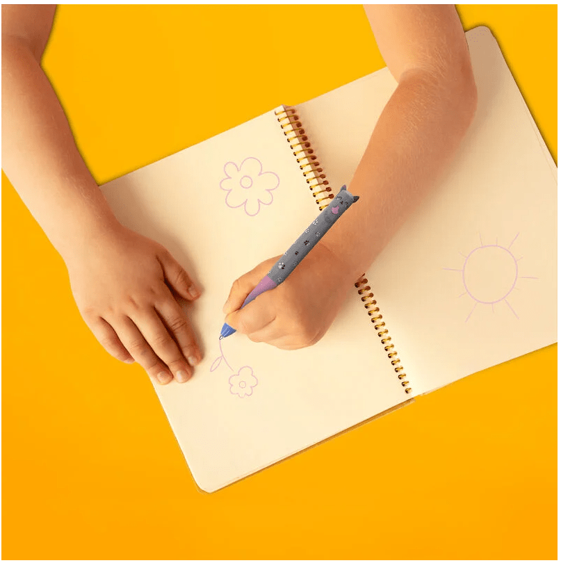 Caneta Esferográfica 2 cores Kitty - Click&Clack