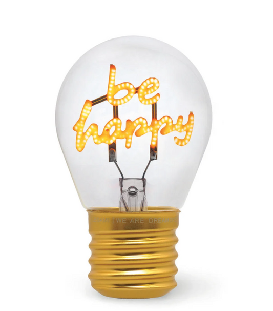 Candeeiro de mesa em forma de lâmpada Be happy Legami