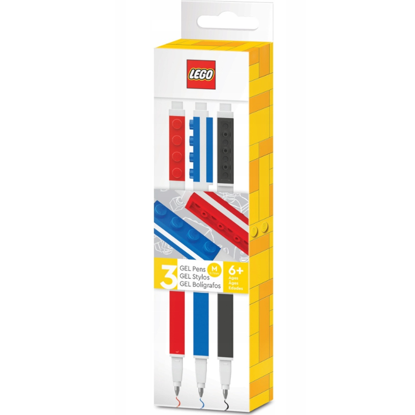 Conjunto 3 canetas Lego