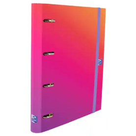 Dossier escolar A4 C/ recarga Pautada Oxford Gradient Rosa
