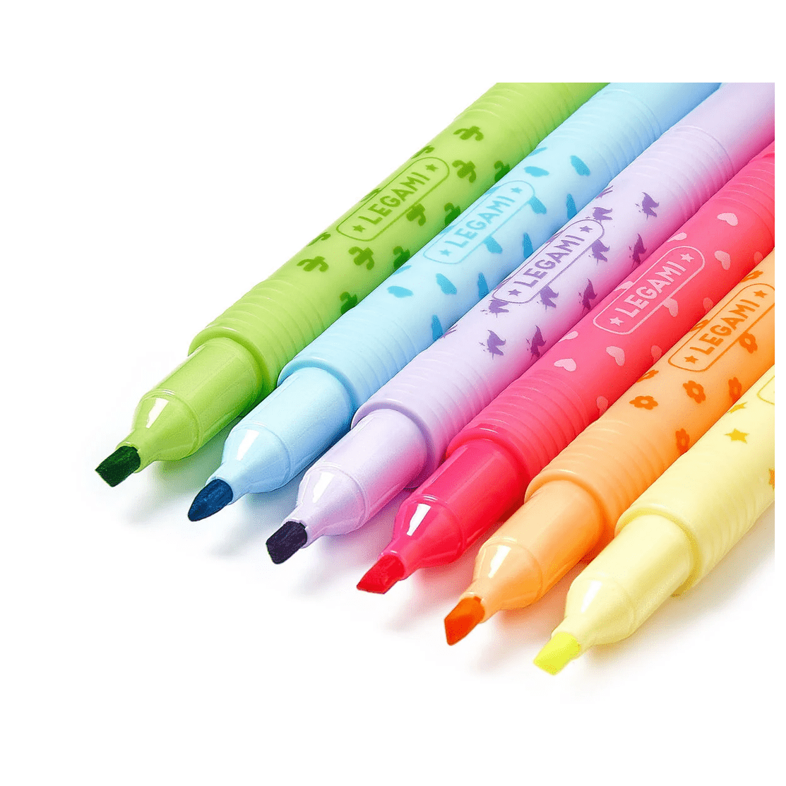 Conjunto de 6 sublinhadores apagáveis - Papelaria Encantada