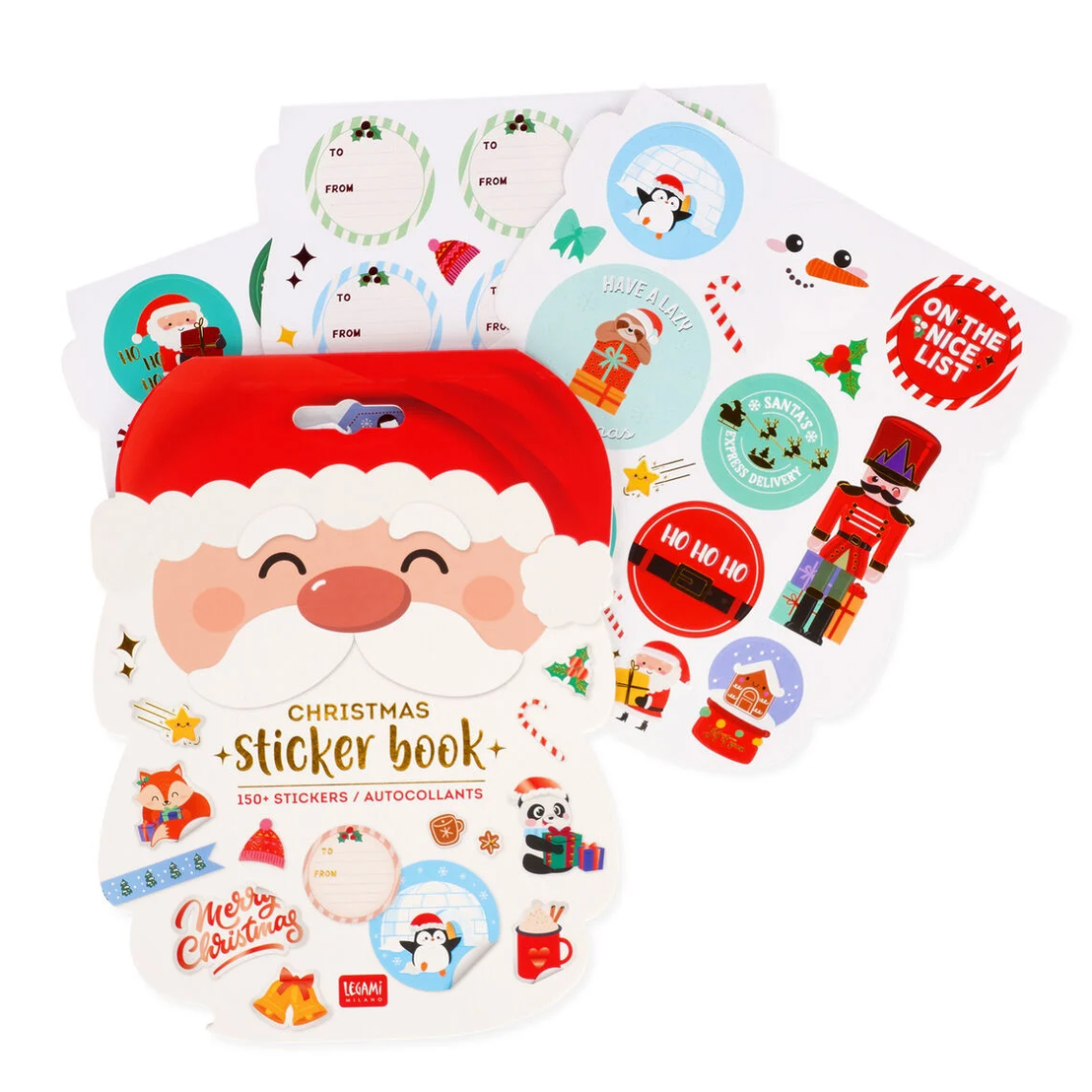 Livro de autocolantes de Natal Legami