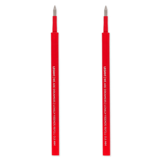 Recargas Canetas Lovely Friends - Vermelho 2 Unidades