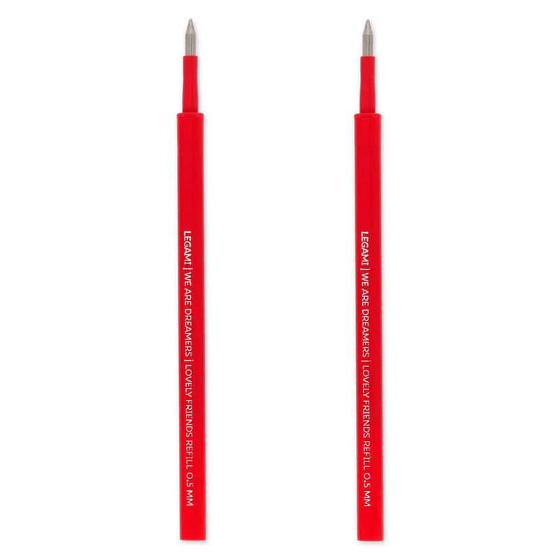Recargas Canetas Lovely Friends Vermelho 2 Unidades Legami