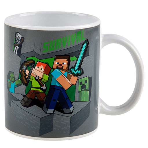 Caneca Minecraft muda de cor