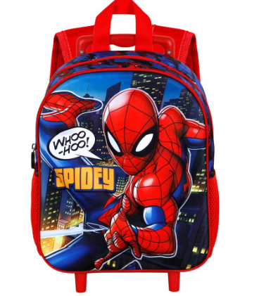 Mochila Trolley 3D Pré-escolar Spiderman