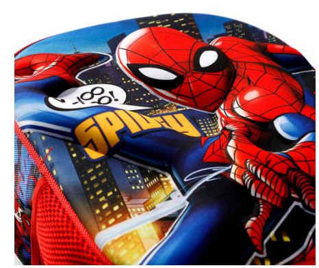 Mochila Trolley 3D Pré-escolar Spiderman