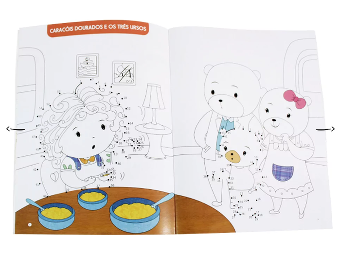 Livro para colorir - Brincar com os Contos – Ponto a Ponto