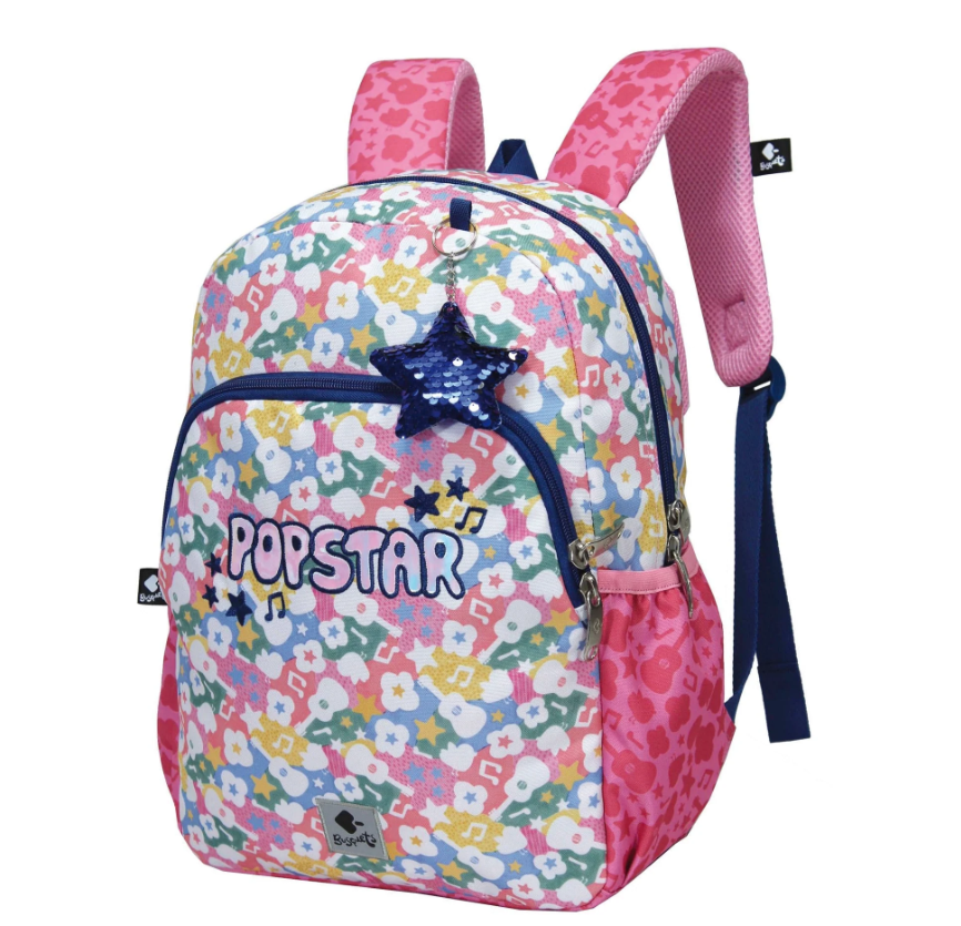Conjunto Busquets Popstar - Mochila+Lancheira+Estojo