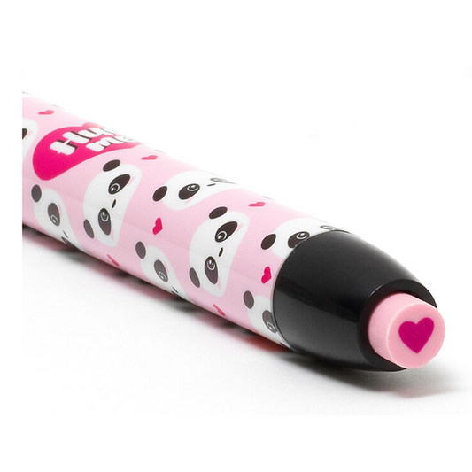 Caneta borracha panda com cheiro a algodão doce - Papelaria Encantada