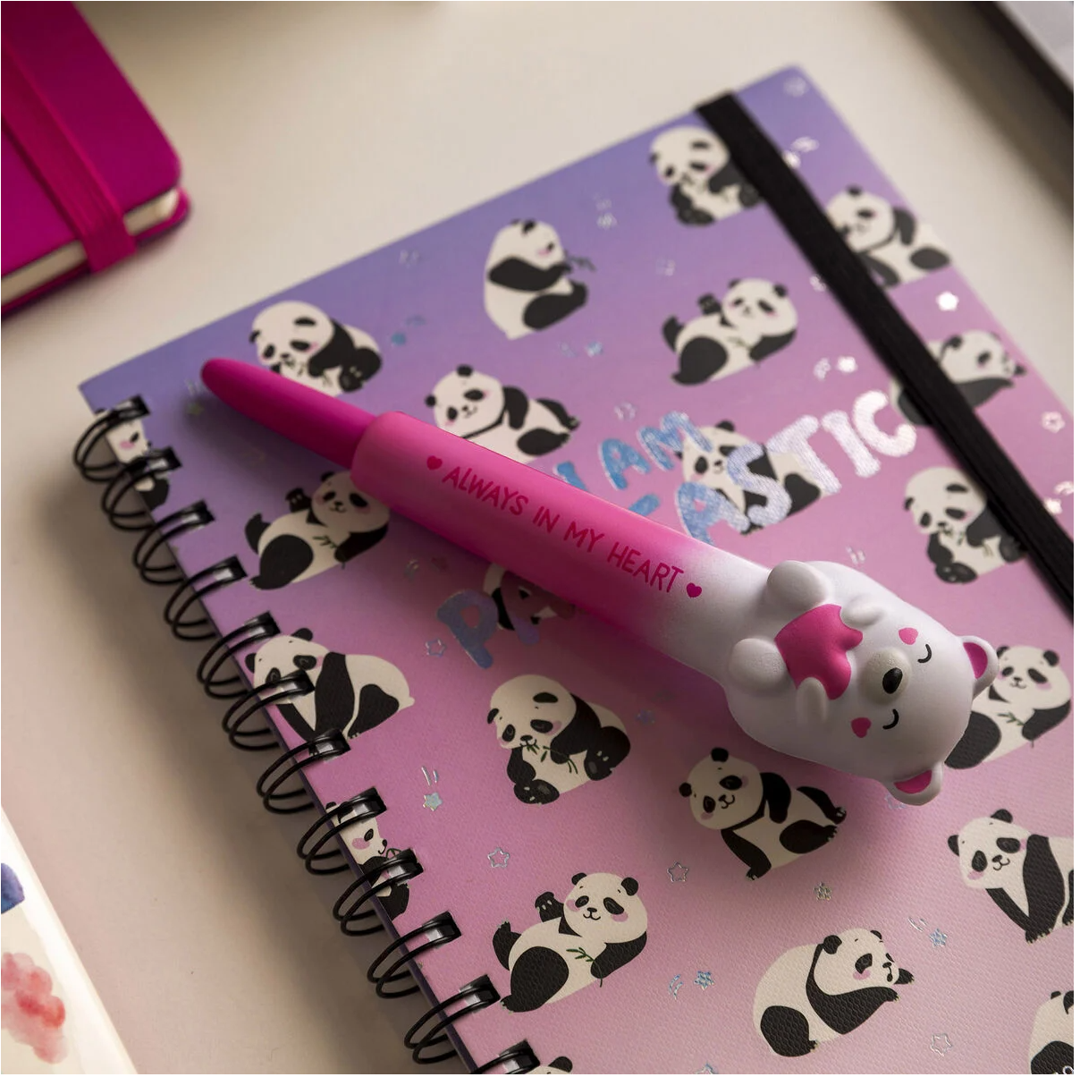 Caneta Gel Squishy Ursinho branco Legami