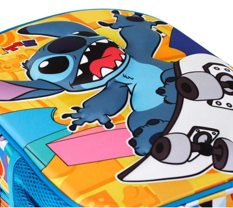Mochila Stitch 3D Skate - Papelaria Encantada