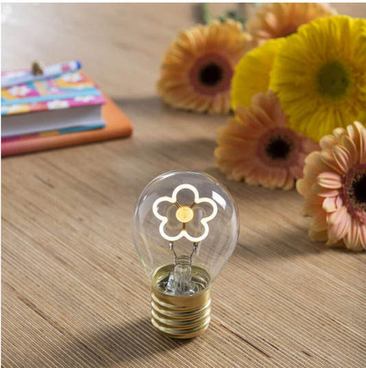Candeeiro de mesa em forma de lâmpada Daisy Legami