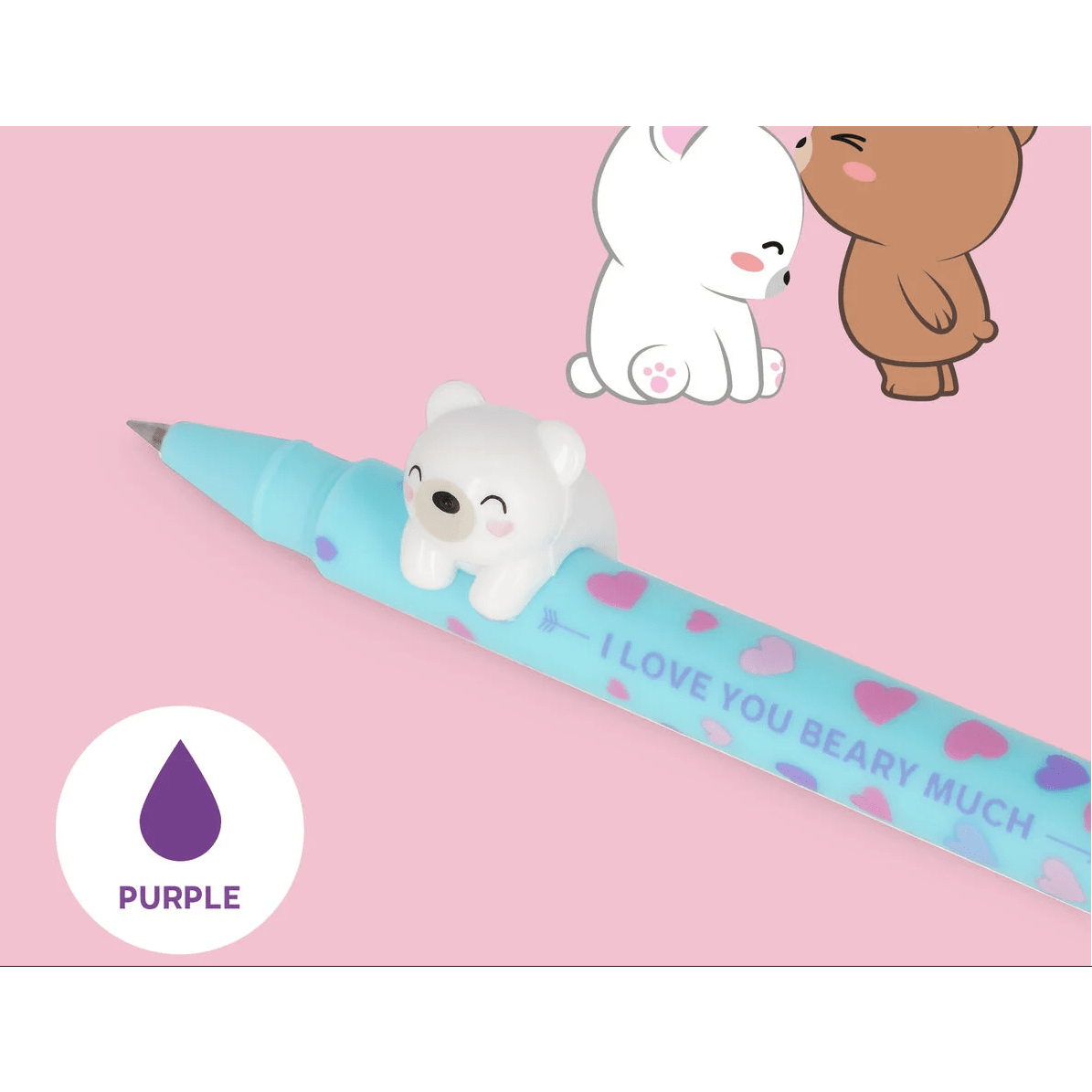 Canetas lovely friends Beary in love Legami