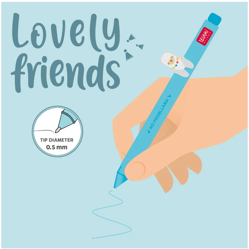 Caneta lovely friends legami Llama