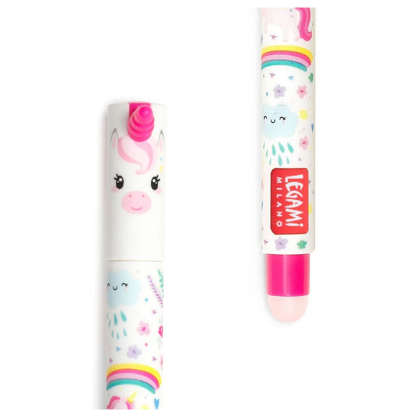 Caneta apagável Unicórnio - Papelaria Encantada
