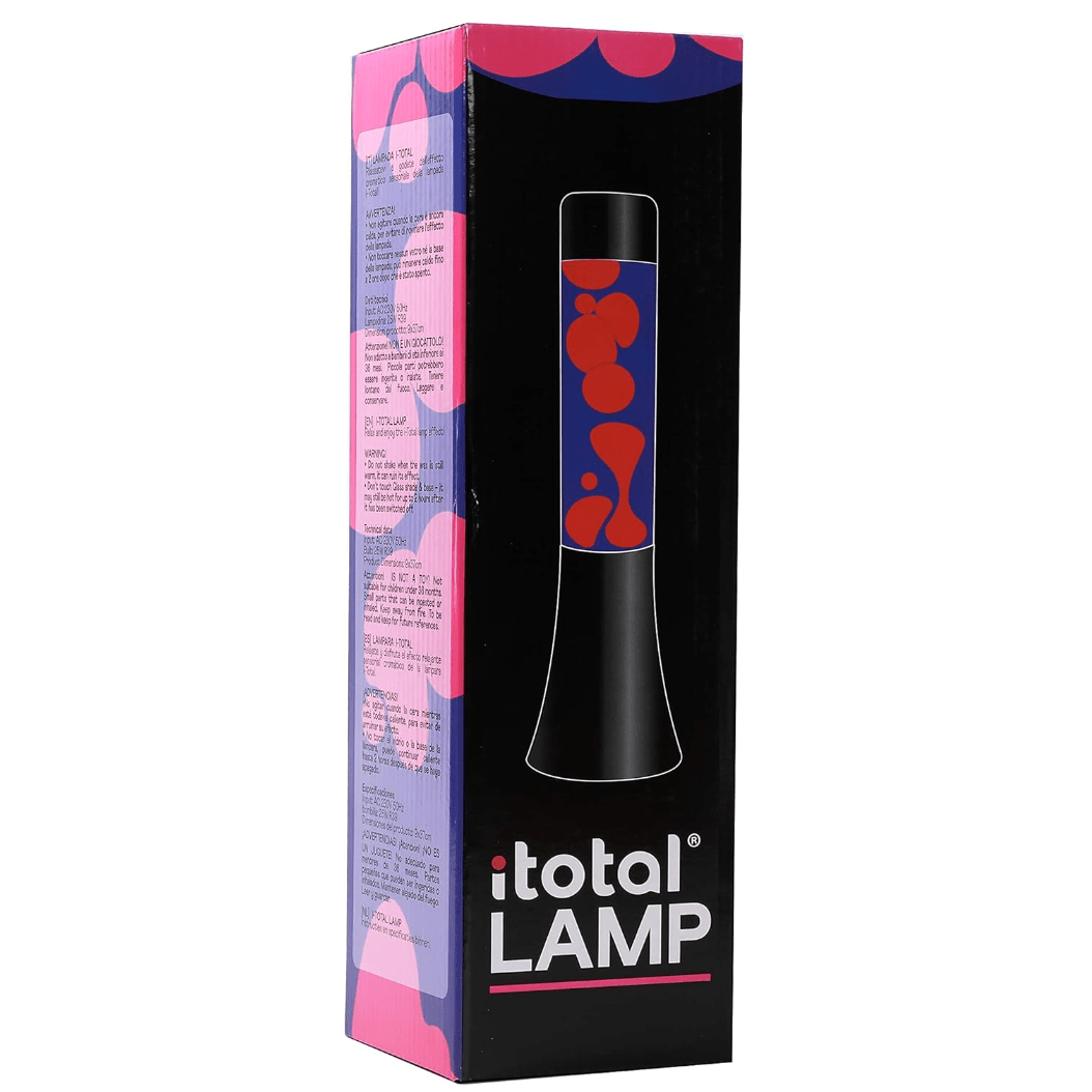 Candeiro Lava 30CM Rosa