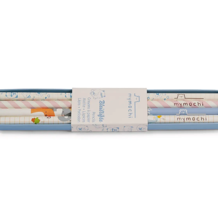Mymochi nici | Set 4 lápis c/caixa de oferta