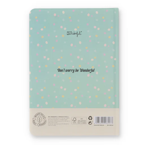 Notebook A6 Mr Wonderful - Print pontinhos