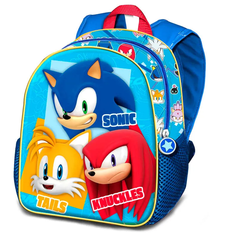 Mochila trio Sonic 3D